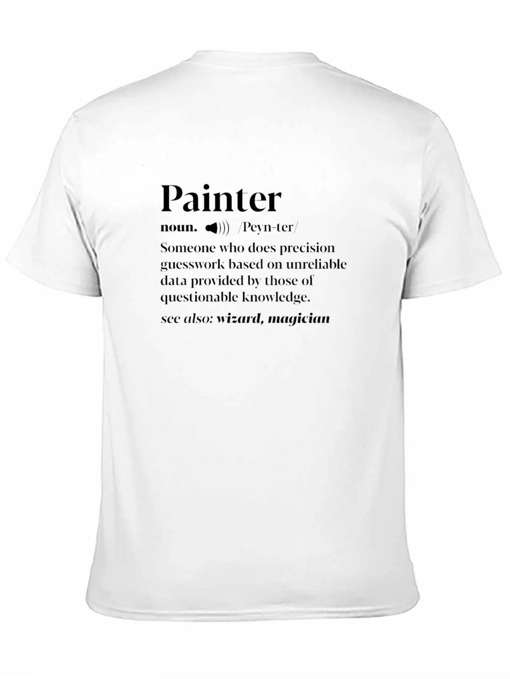 Painter Definition Novelty Graphic Tee product image 10