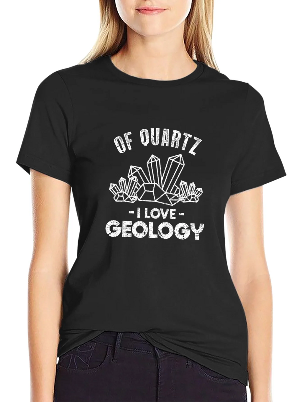 Of Quartz I Love Geology T-Shirt Funny Rock Collector Tee product image 2