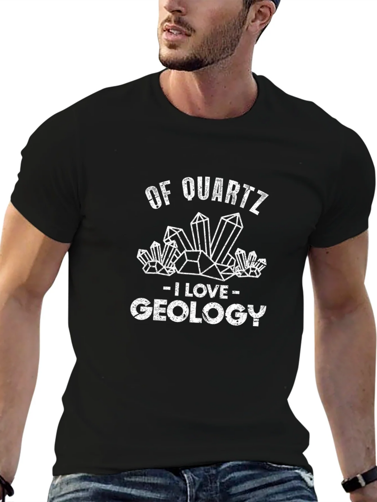 Of Quartz I Love Geology T-Shirt Funny Rock Collector Tee product image 6