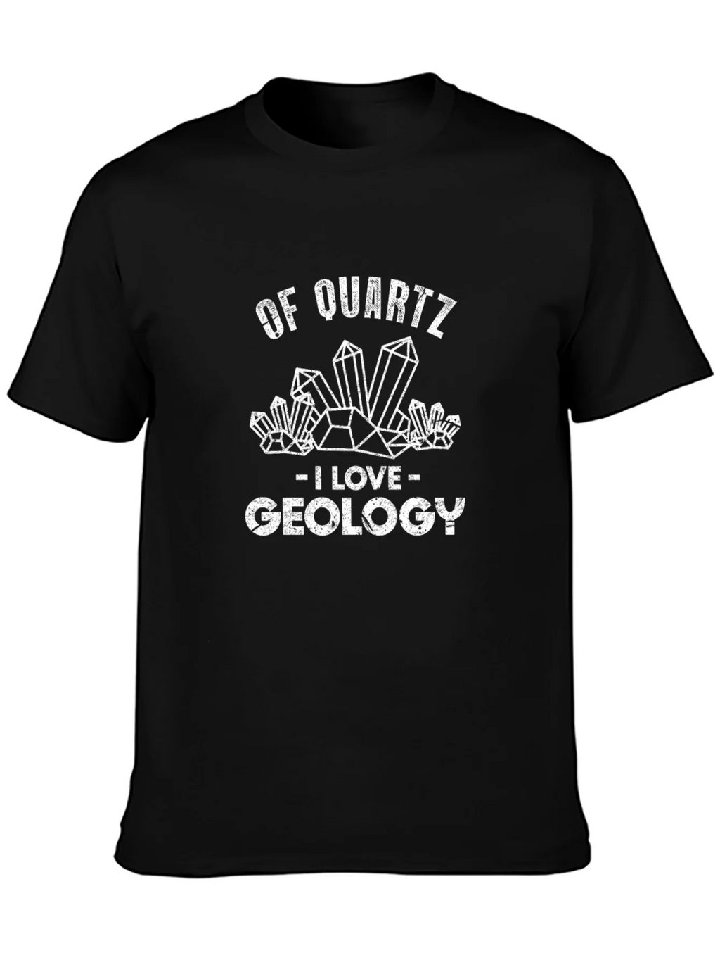 Of Quartz I Love Geology T-Shirt Funny Rock Collector Tee product image 3