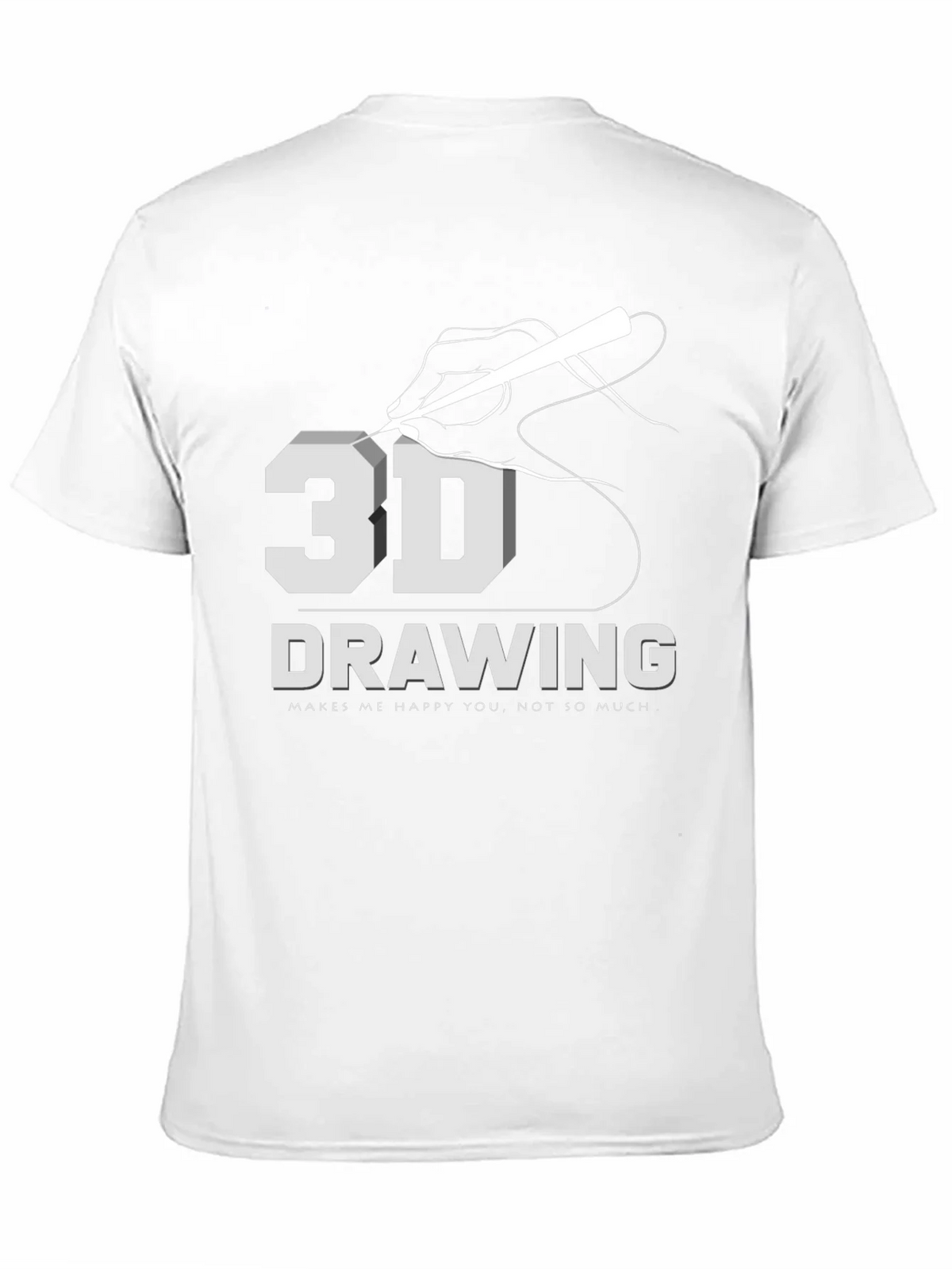 3D Drawing T-Shirt: Art Lover Apparel product image 6