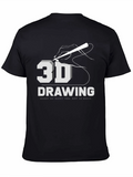 3D Drawing T-Shirt: Art Lover Apparel product image 1