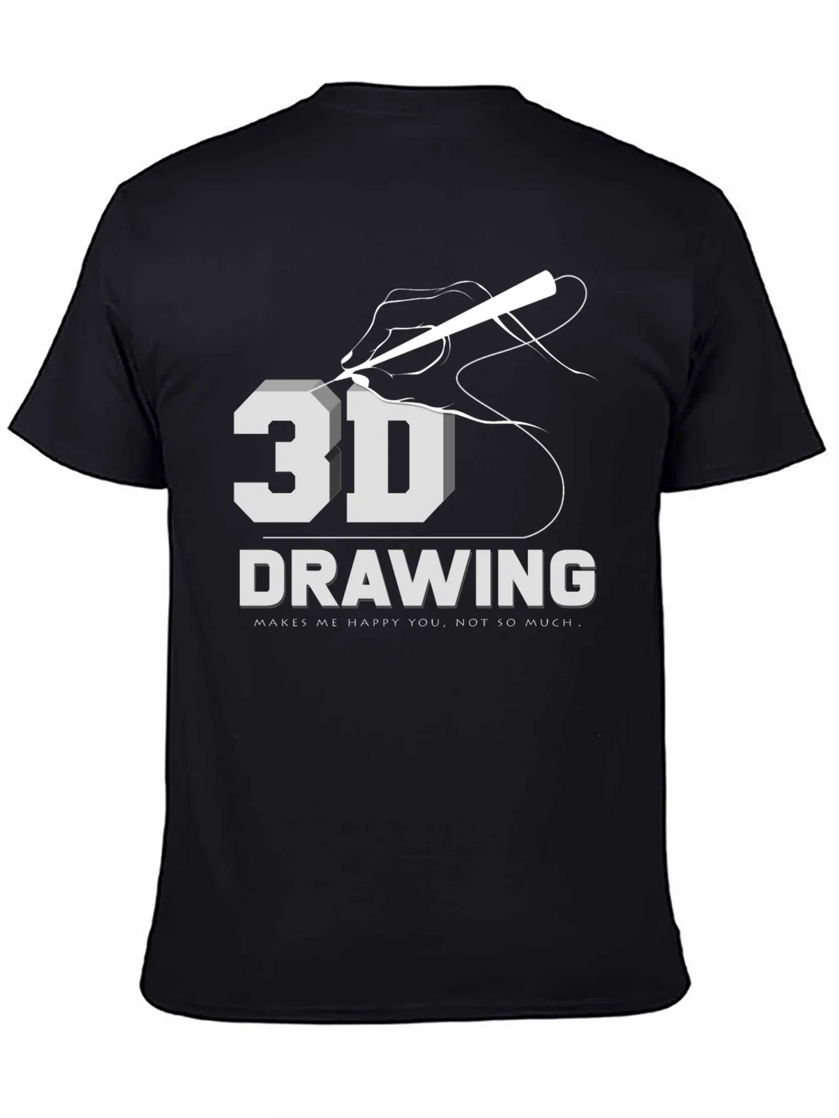 3D Drawing T-Shirt: Art Lover Apparel product image 1