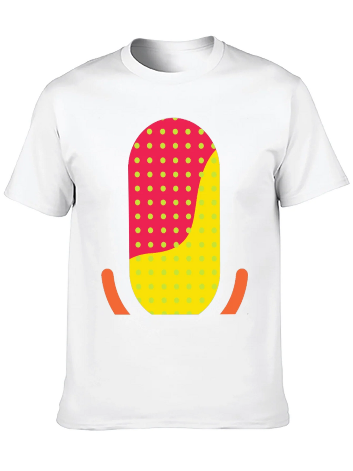Funky Retro T-Shirt with Geometric Graphic Print product image 8
