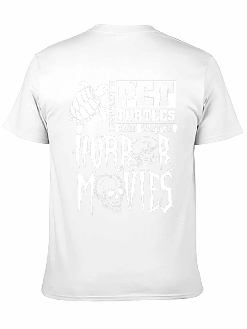 Pet Turtles & Horror Movies Graphic Tee product image 10