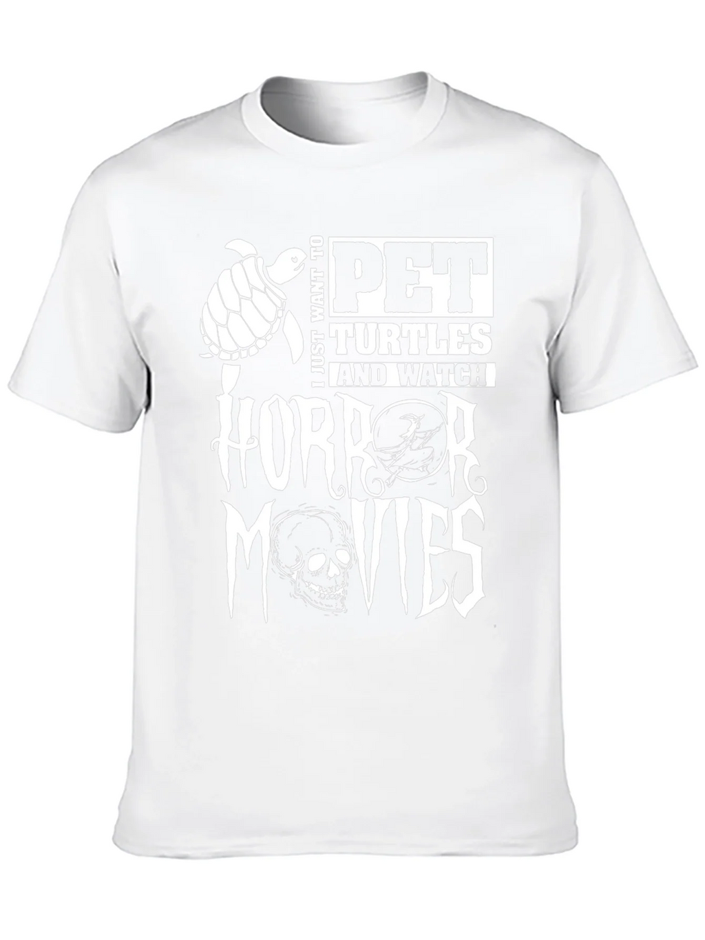 Pet Turtles & Horror Movies Graphic Tee product image 9