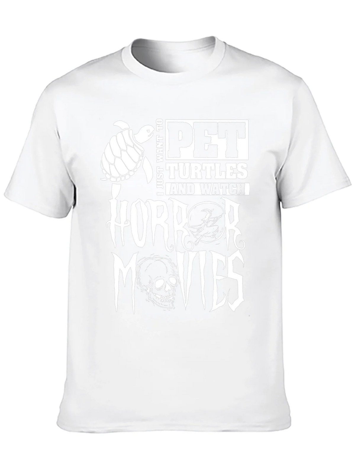 Pet Turtles & Horror Movies Graphic Tee product image 9