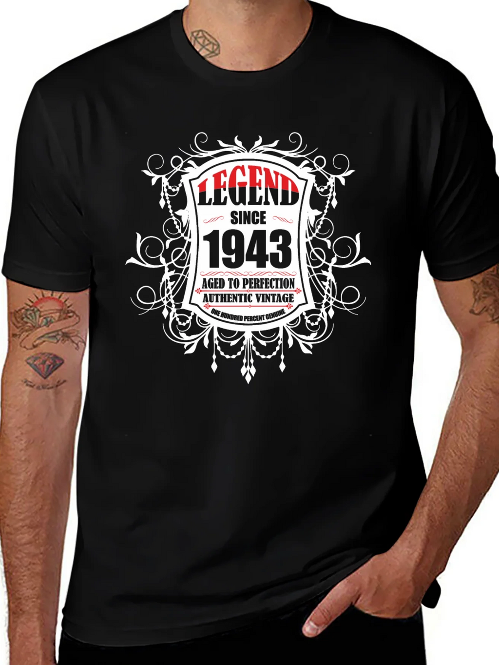 Legend Since 1943 T-Shirt - Aged to Perfection! product image 1