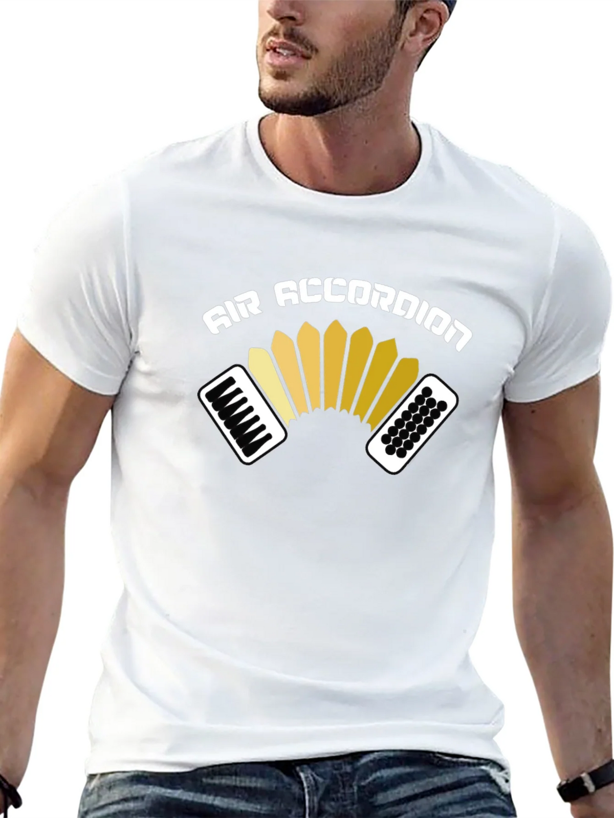 Air Accordion T-Shirt - Music Lover Tee product image 12