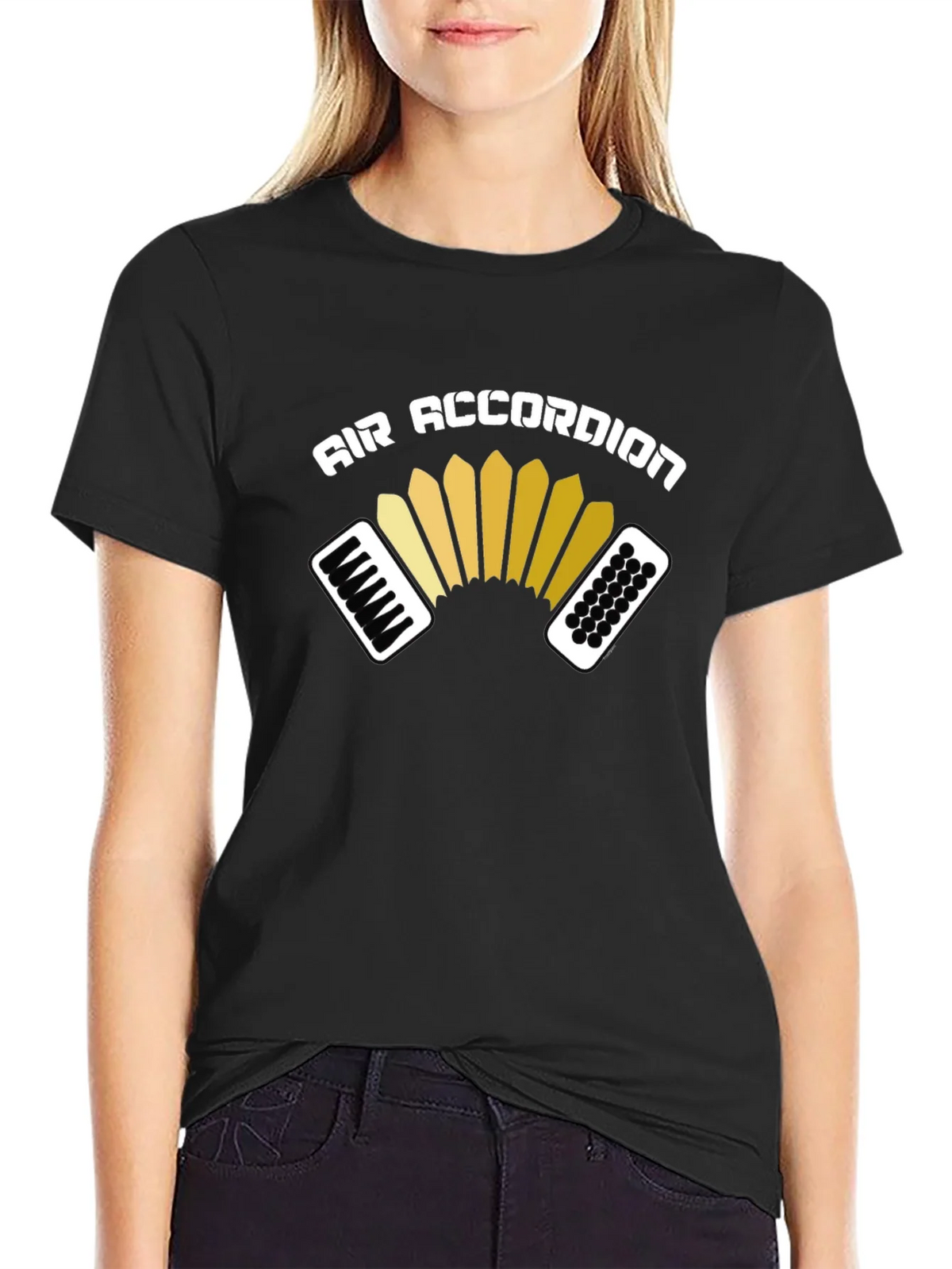 Air Accordion T-Shirt - Music Lover Tee product image 2