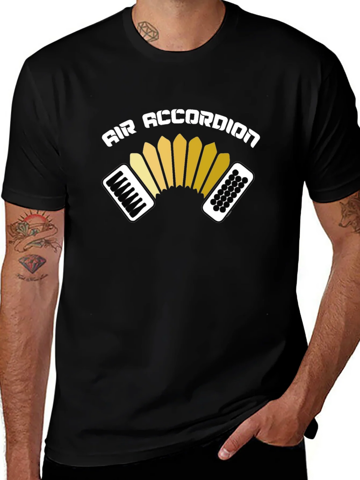 Air Accordion T-Shirt - Music Lover Tee product image 1