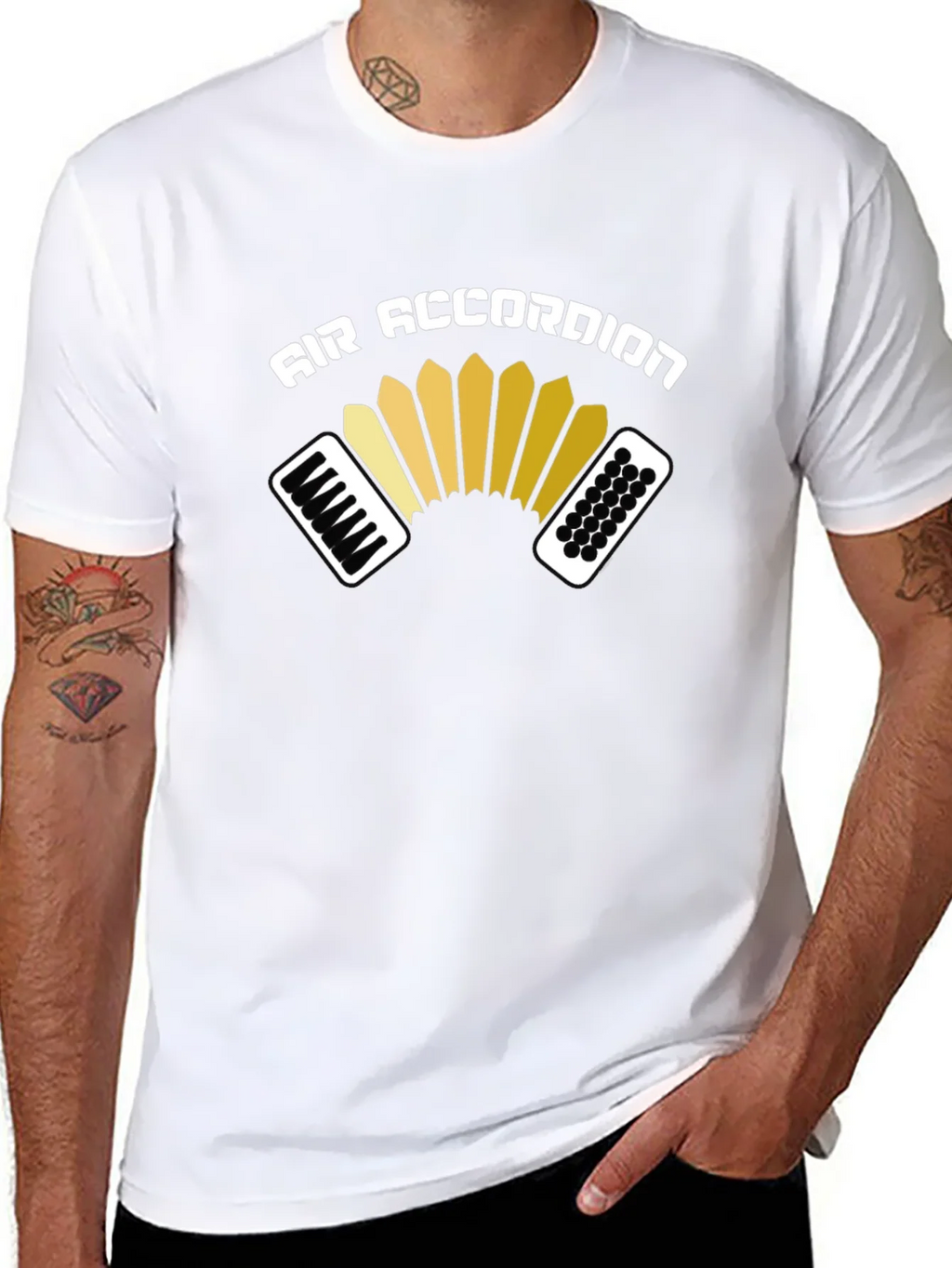 Air Accordion T-Shirt - Music Lover Tee product image 7
