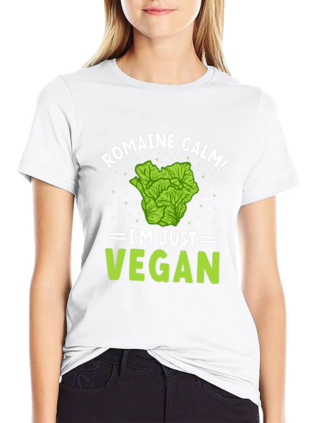 Romaine Calm Vegan T-Shirt - Funny Plant-Based Tee product image 8