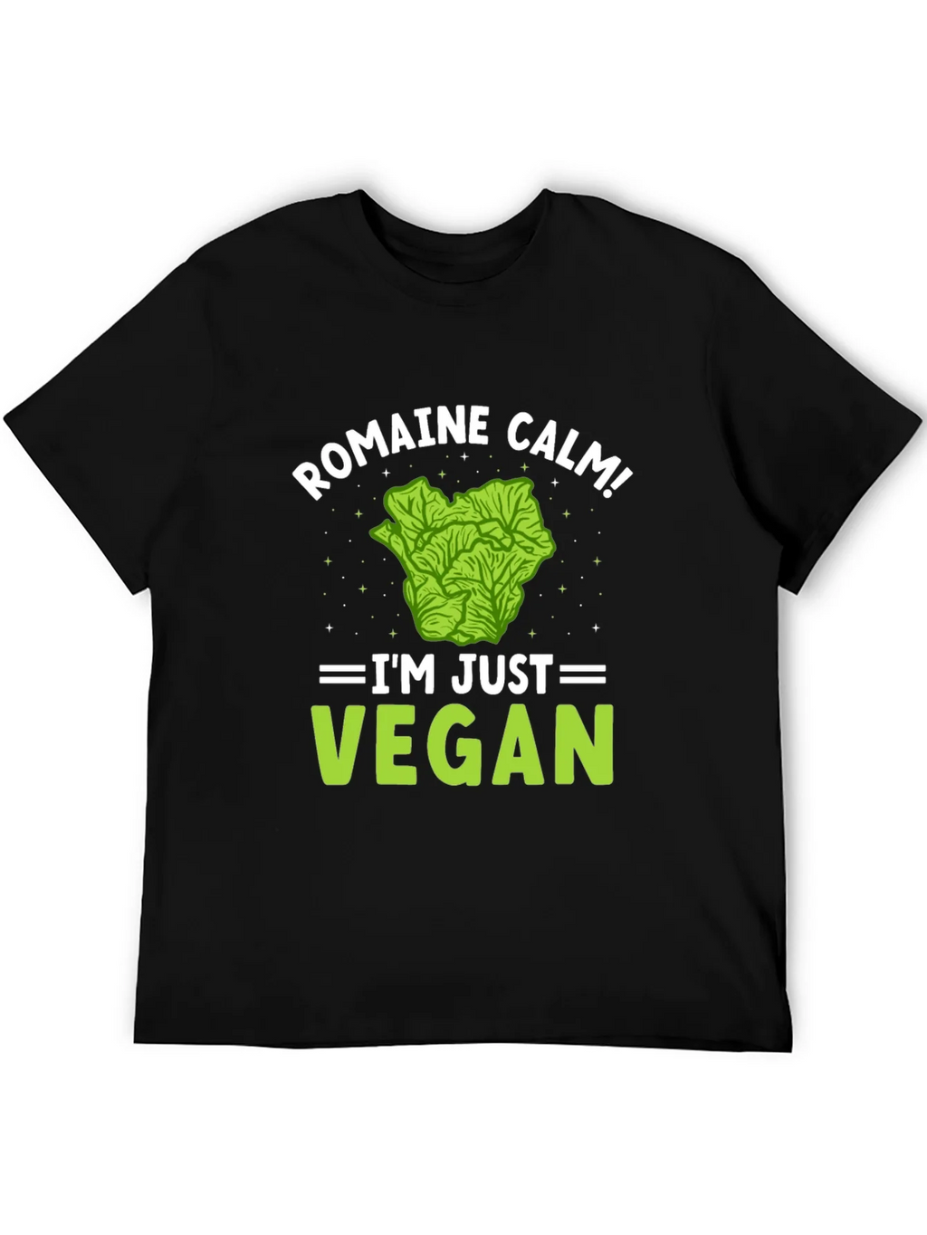 Romaine Calm Vegan T-Shirt - Funny Plant-Based Tee product image 5