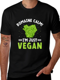 Romaine Calm Vegan T-Shirt - Funny Plant-Based Tee product image 1