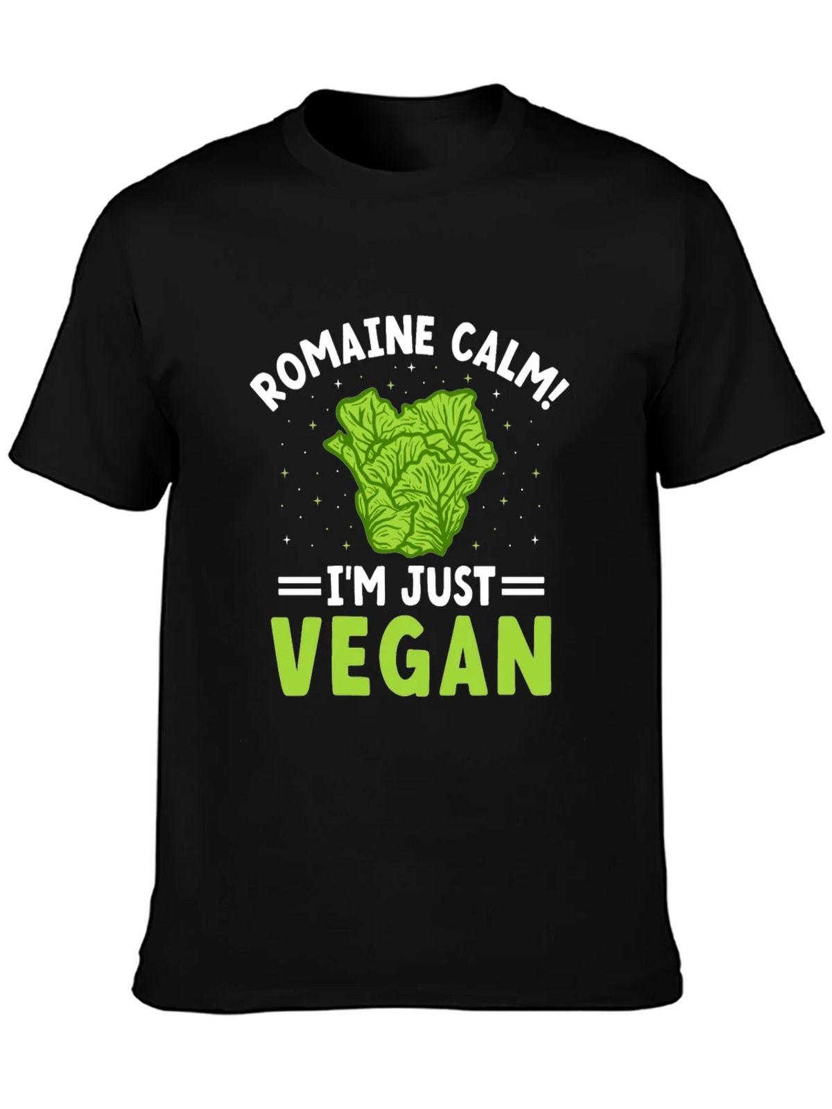 Romaine Calm Vegan T-Shirt - Funny Plant-Based Tee product image 3