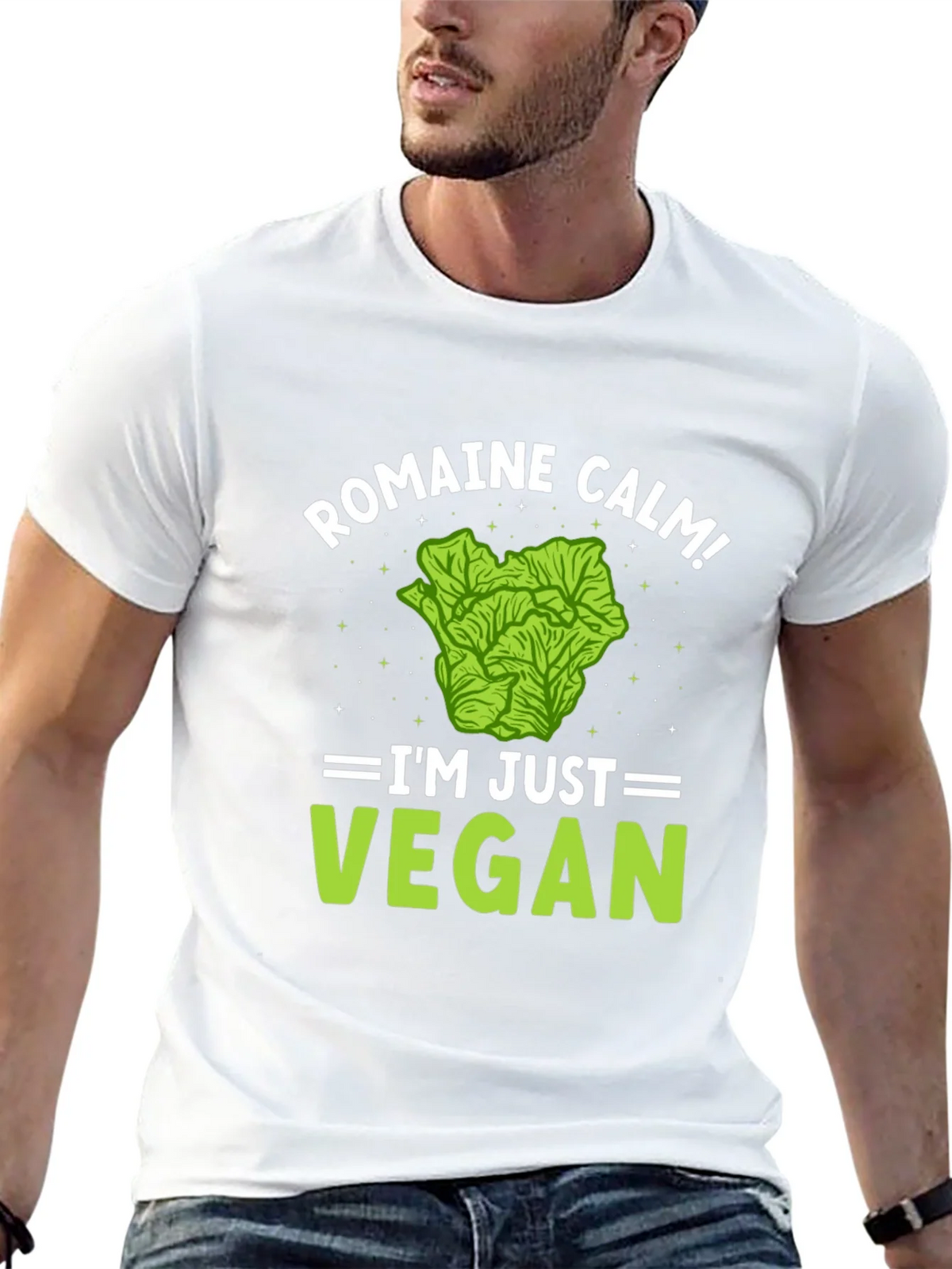 Romaine Calm Vegan T-Shirt - Funny Plant-Based Tee product image 12