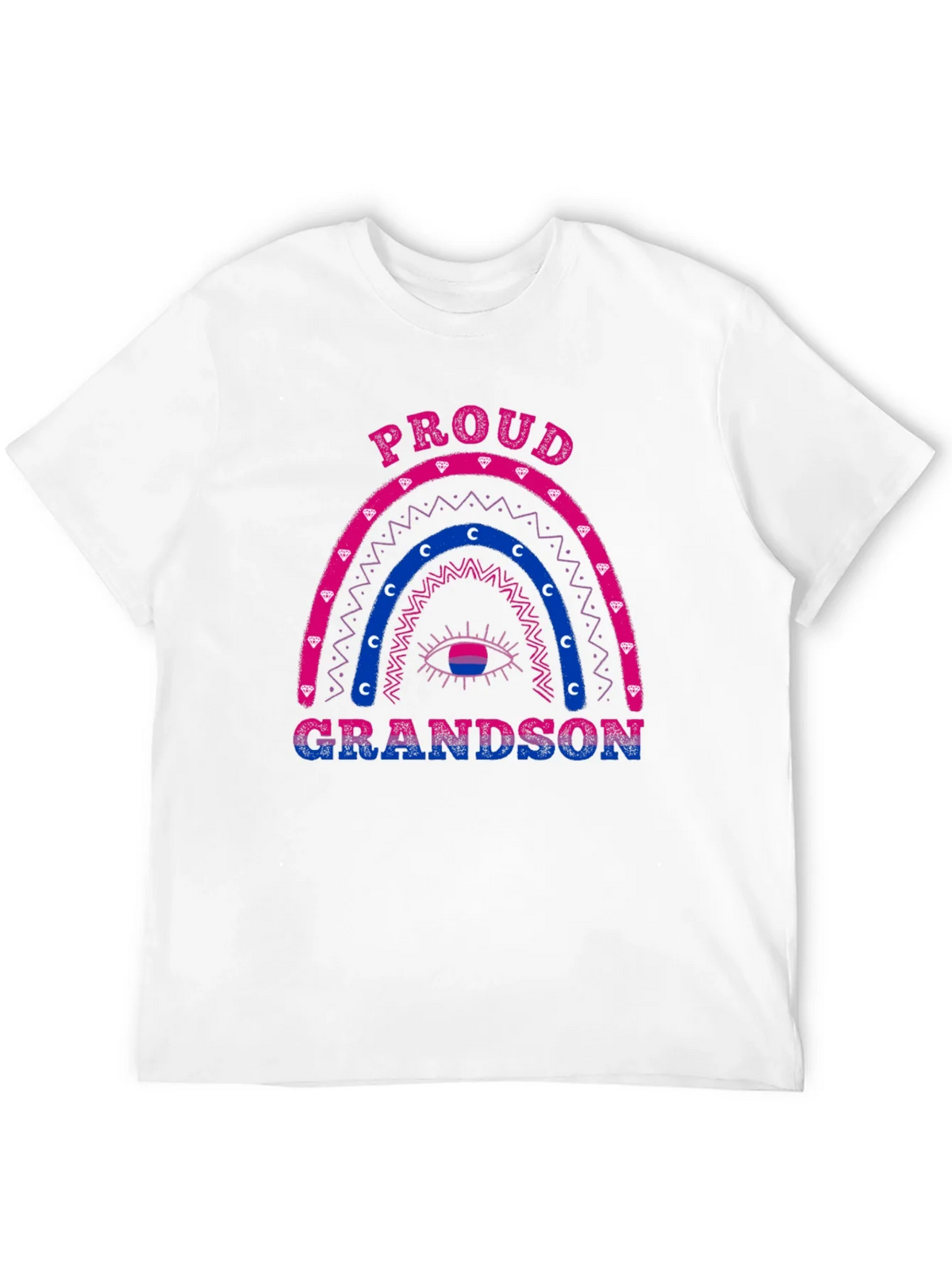 Proud Grandson Bi Pride Rainbow T-Shirt product image 9