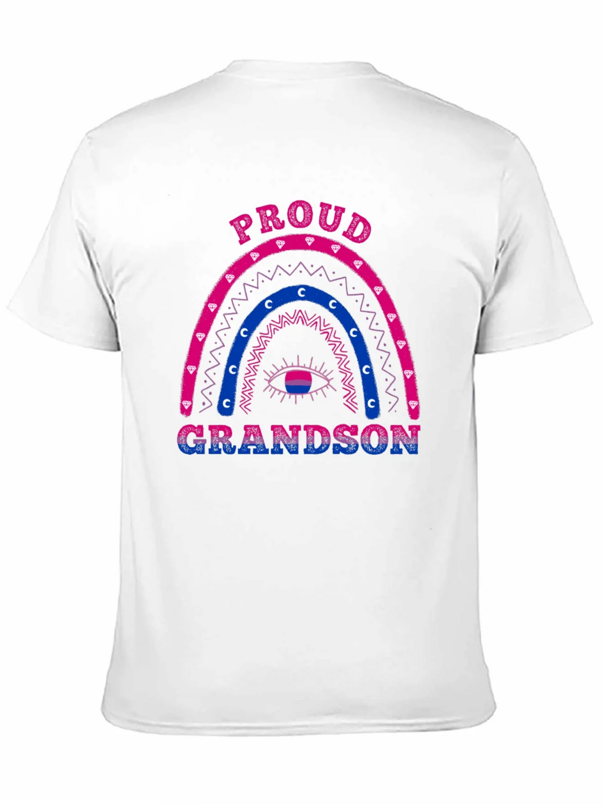 Proud Grandson Bi Pride Rainbow T-Shirt product image 8