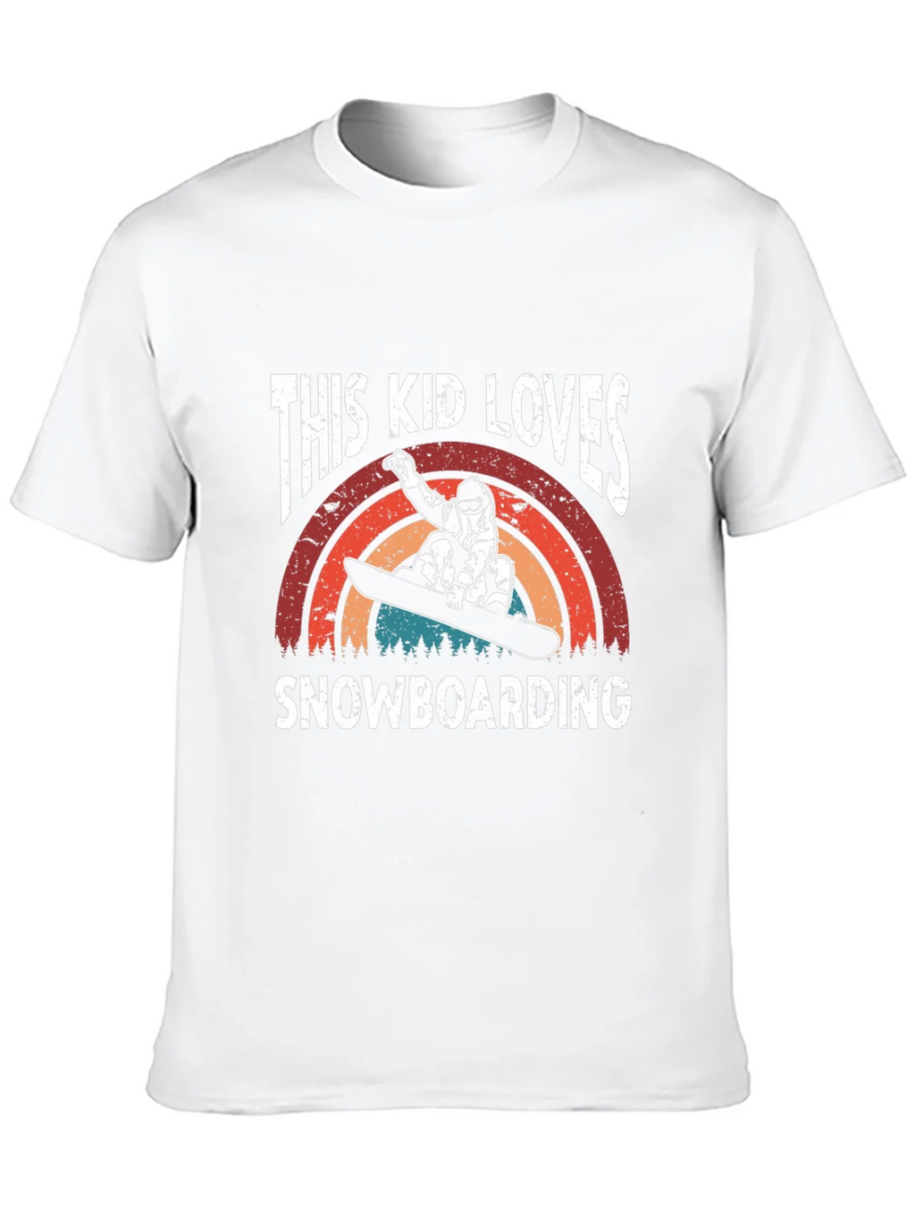 This Kid Loves Snowboarding T-Shirt - Black product image 8
