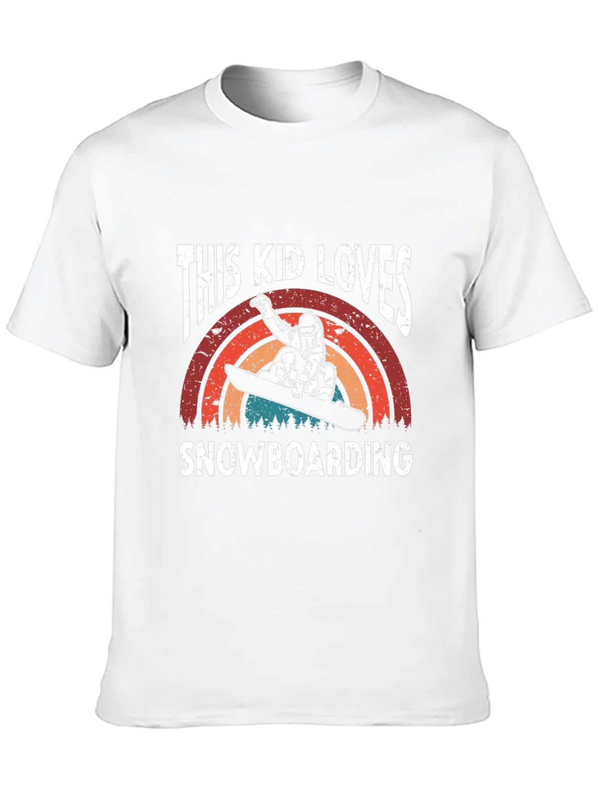 This Kid Loves Snowboarding T-Shirt - Black product image 8
