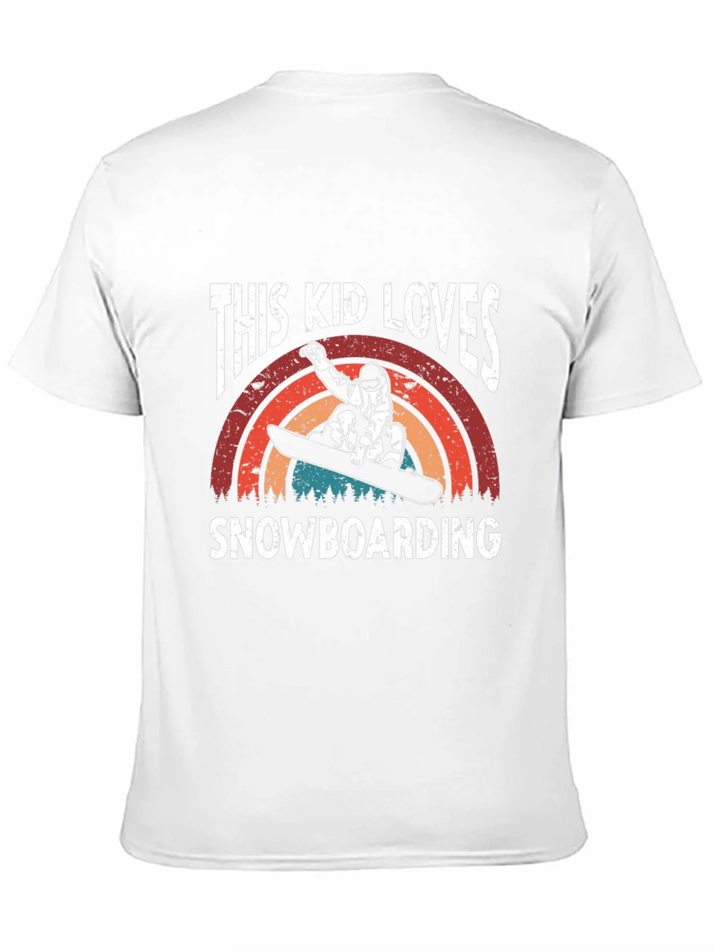 This Kid Loves Snowboarding T-Shirt - Black product image 9