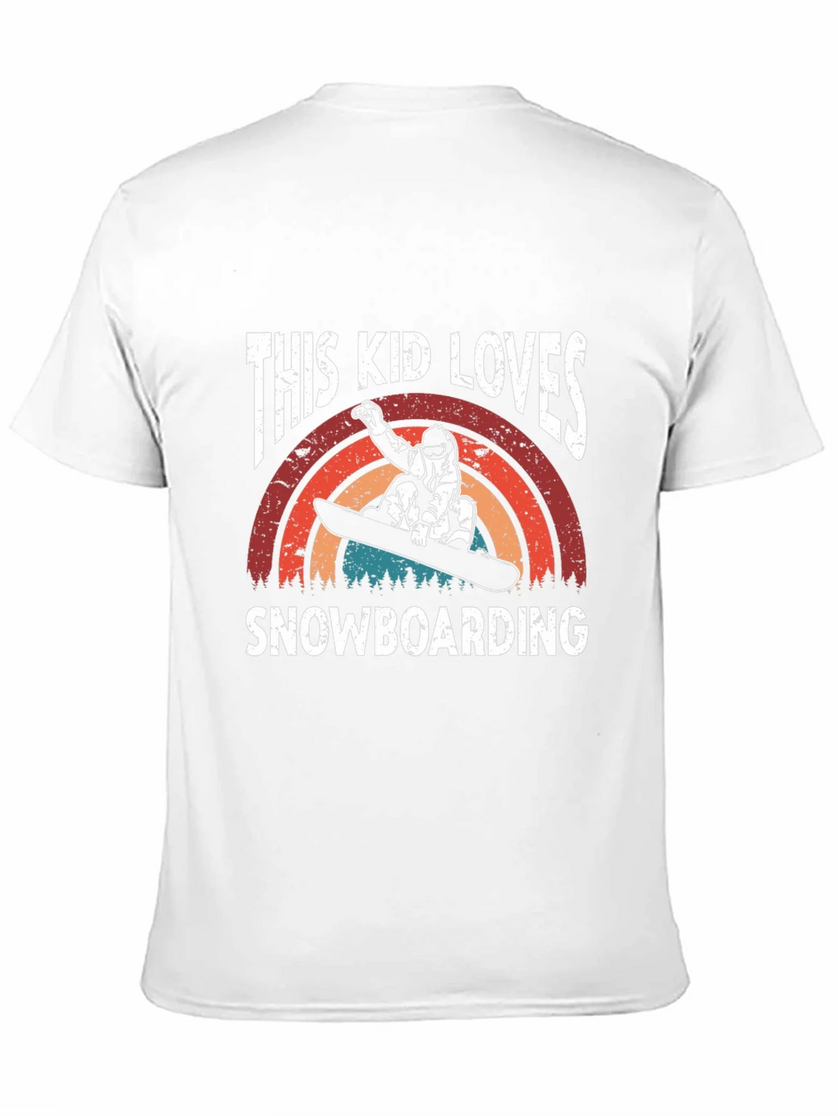 This Kid Loves Snowboarding T-Shirt - Black product image 9
