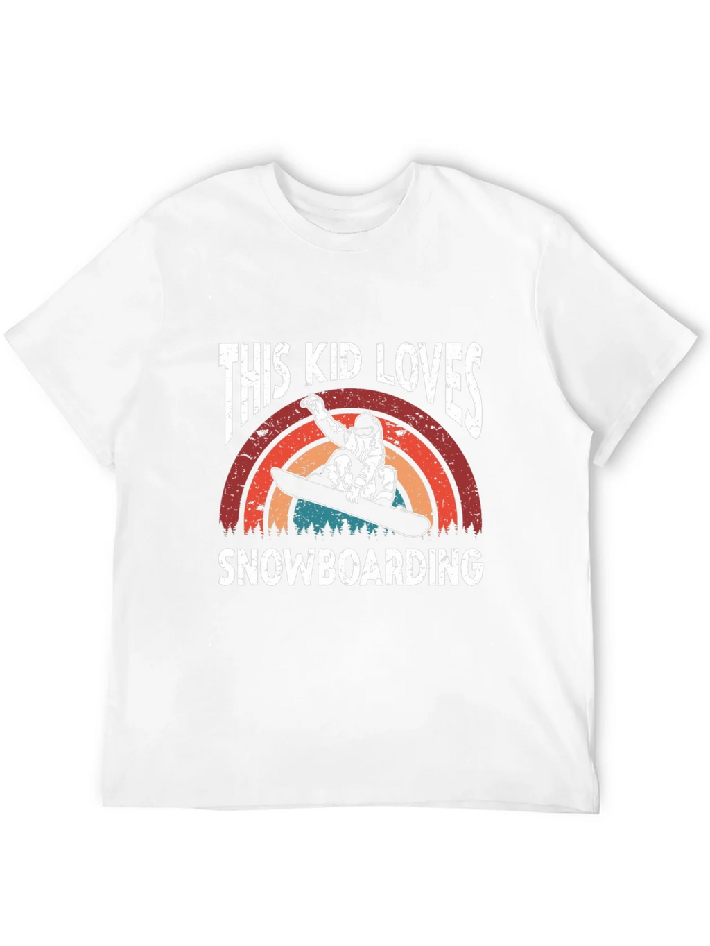 This Kid Loves Snowboarding T-Shirt - Black product image 10