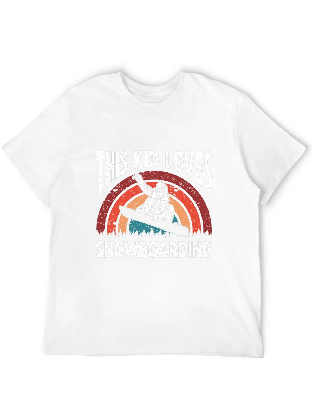 This Kid Loves Snowboarding T-Shirt - Black product image 10