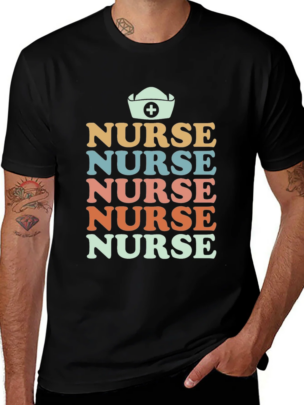 Retro Nurse T-Shirt - Vintage Inspired Graphic Tee product image 1