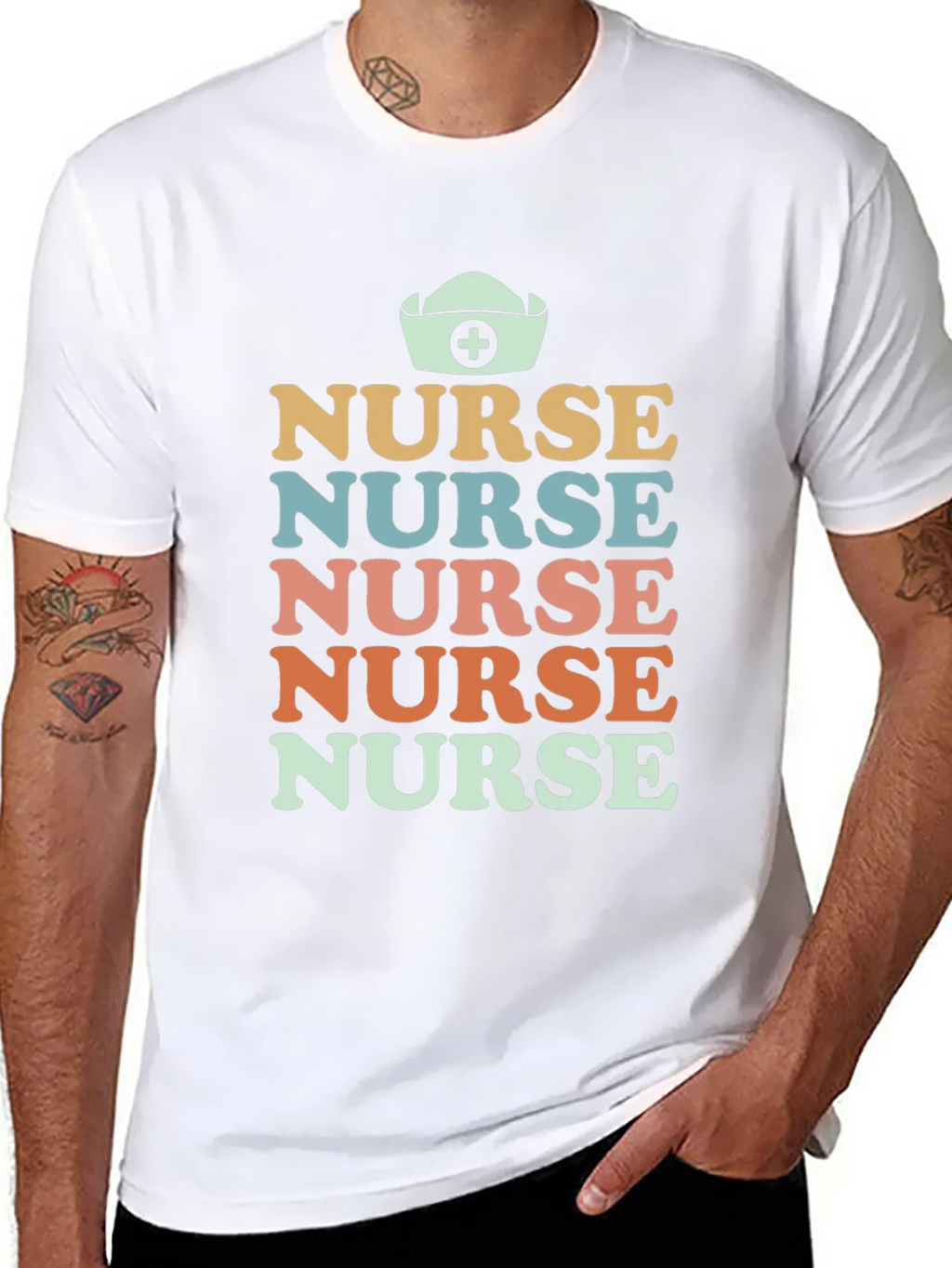 Retro Nurse T-Shirt - Vintage Inspired Graphic Tee product image 7
