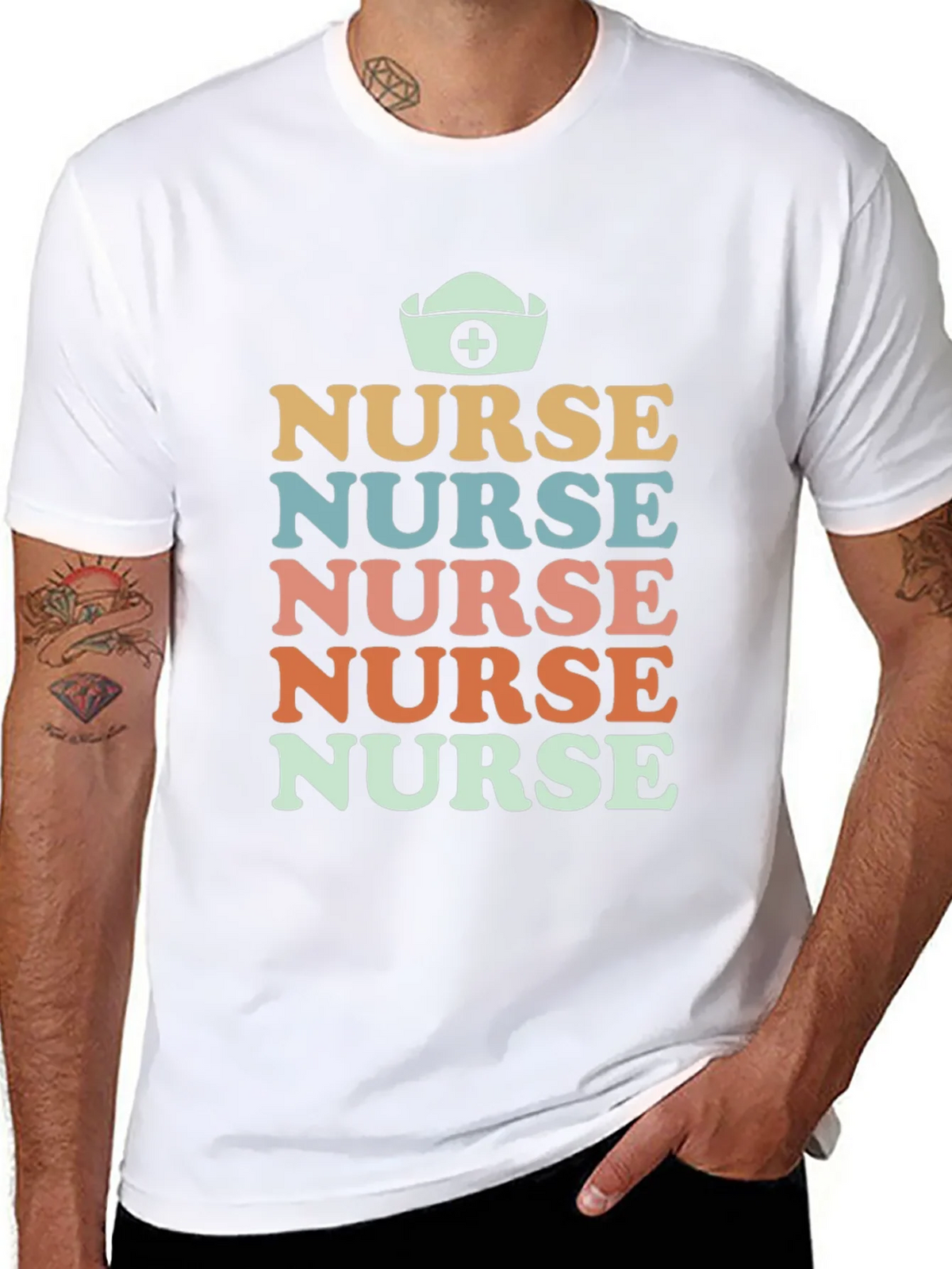Retro Nurse T-Shirt - Vintage Inspired Graphic Tee product image 7