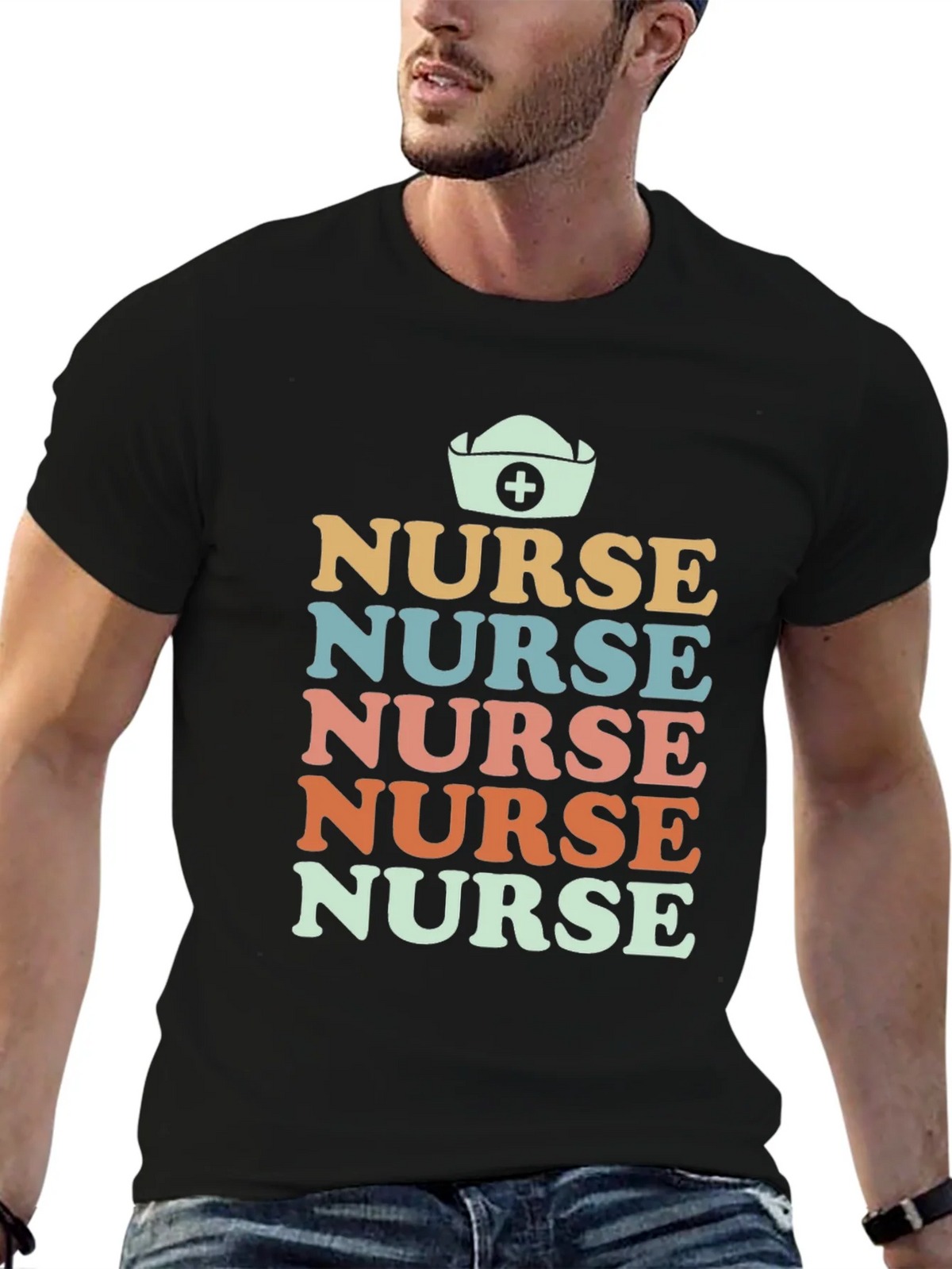 Retro Nurse T-Shirt - Vintage Inspired Graphic Tee product image 6