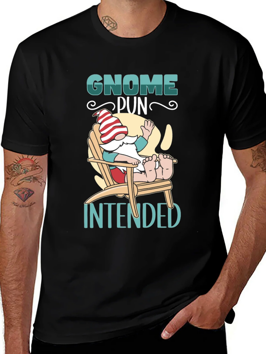 Gnome Pun Intended Graphic Tee product image 1