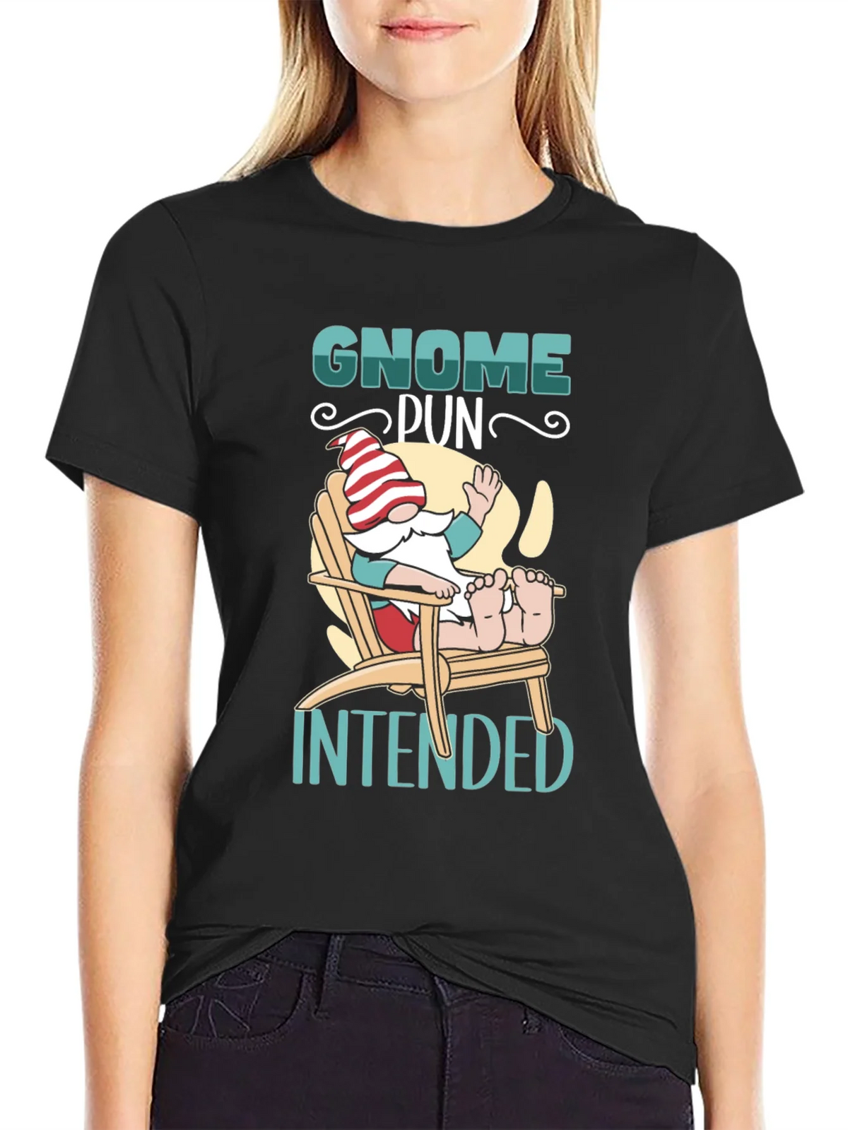 Gnome Pun Intended Graphic Tee product image 2