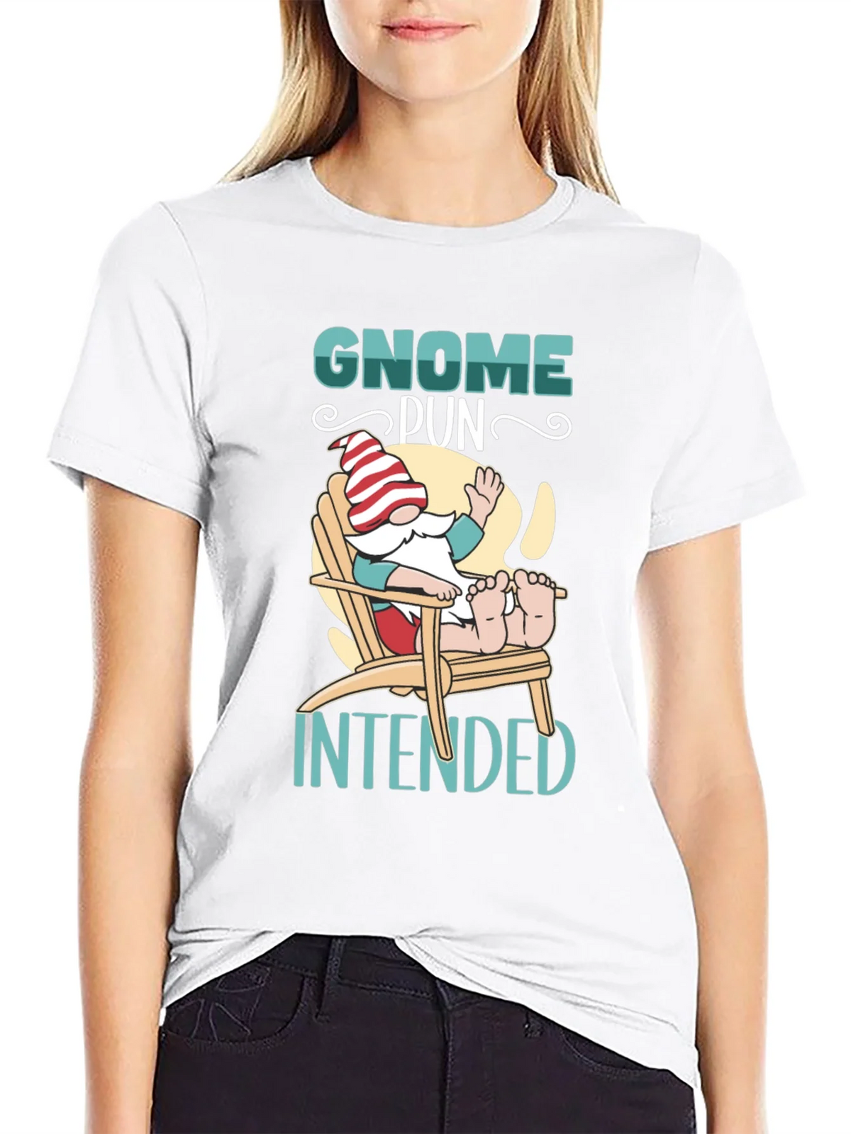 Gnome Pun Intended Graphic Tee product image 8