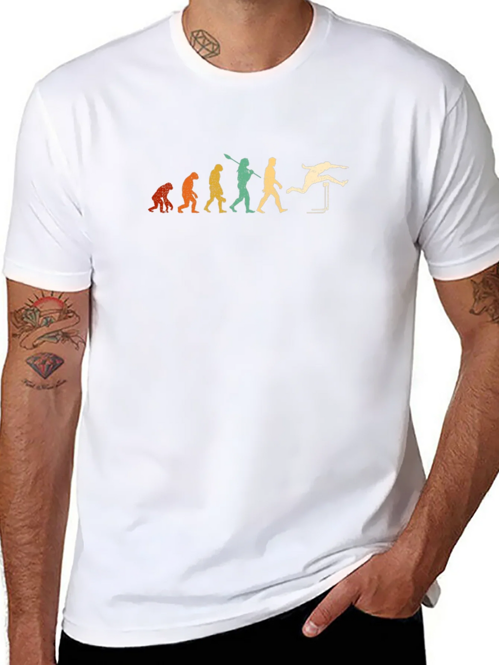 Evolution of Hurdling T-Shirt product image 7