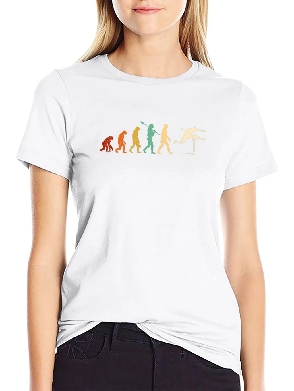 Evolution of Hurdling T-Shirt product image 8