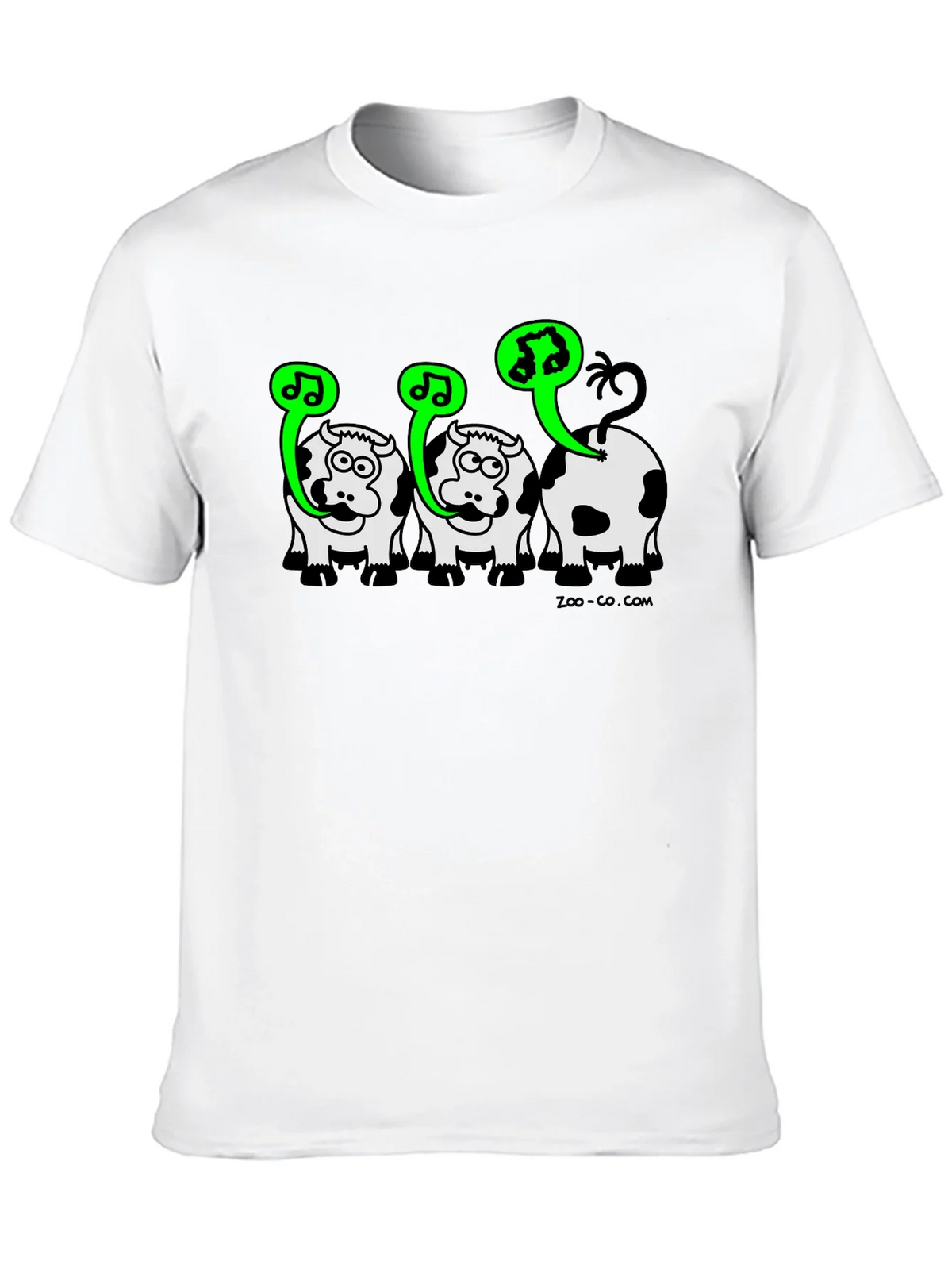 Singing Cow Graphic Tee - Black Unisex T-Shirt product image 6