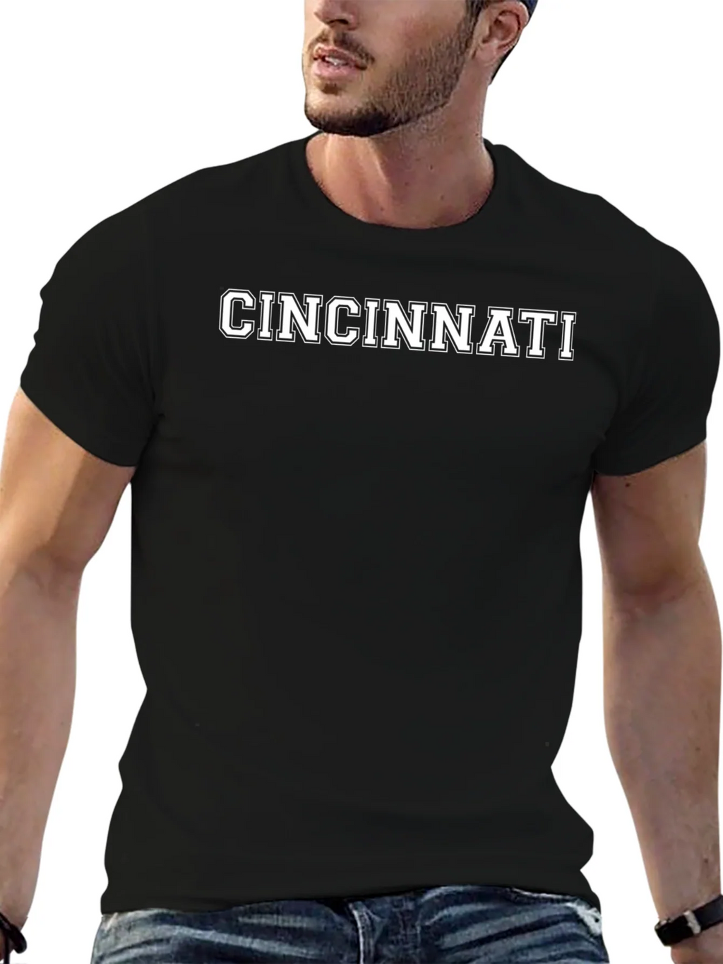 Cincinnati Graphic T-Shirt - Black product image 6