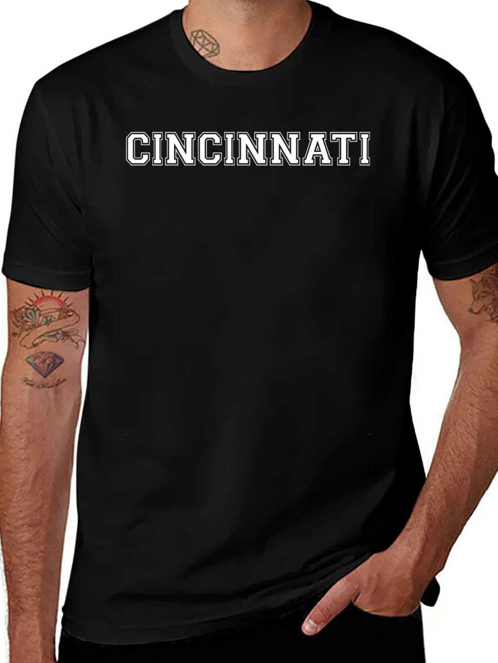 Cincinnati Graphic T-Shirt - Black product image 1
