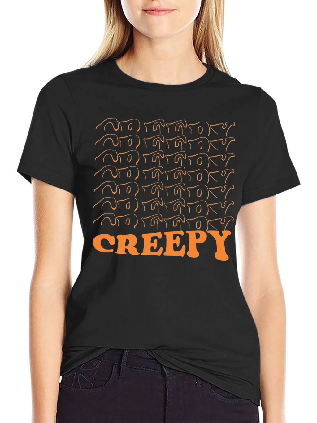 Creepy Stacked T-Shirt product image 2