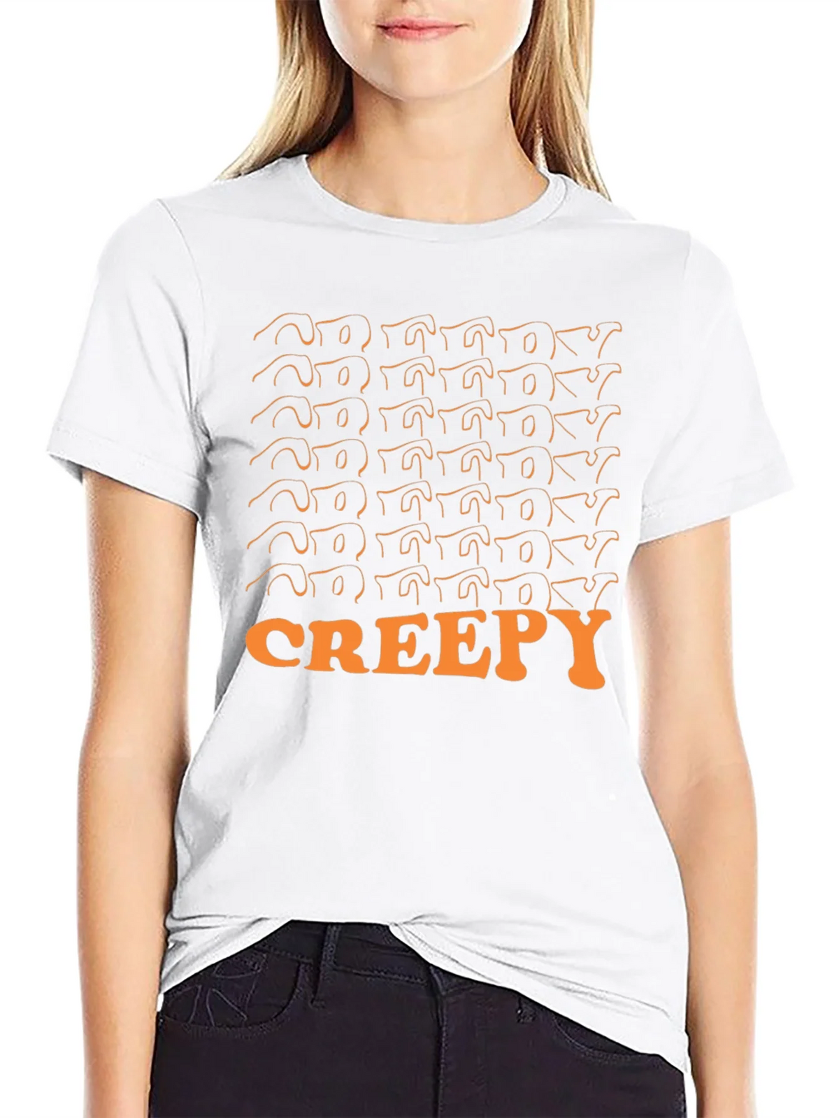 Creepy Stacked T-Shirt product image 8