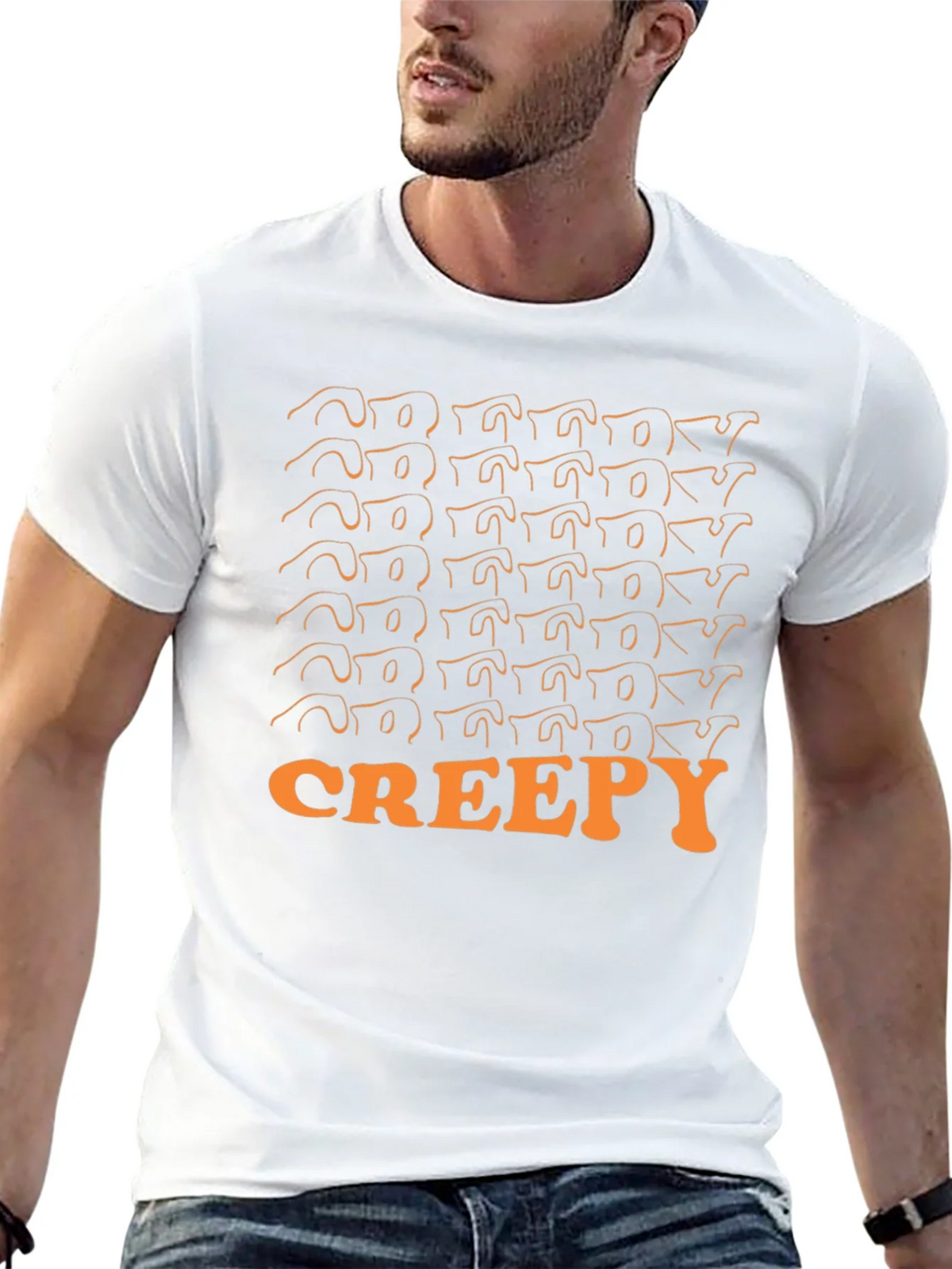 Creepy Stacked T-Shirt product image 12