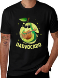 Dad-vocado T-Shirt: Avocado Playing Guitar - Fathers Day Tee product image 1