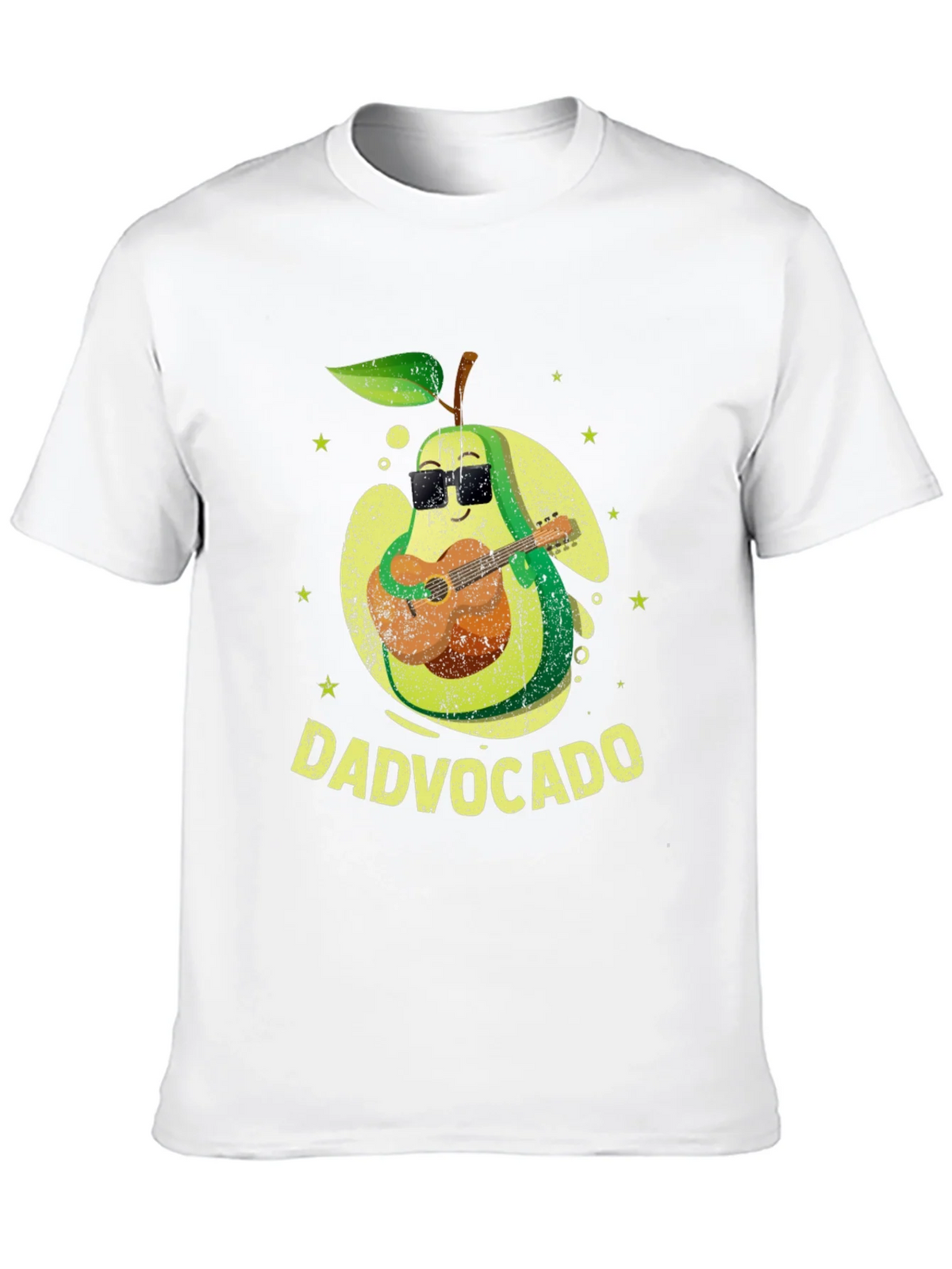 Dad-vocado T-Shirt: Avocado Playing Guitar - Fathers Day Tee product image 9