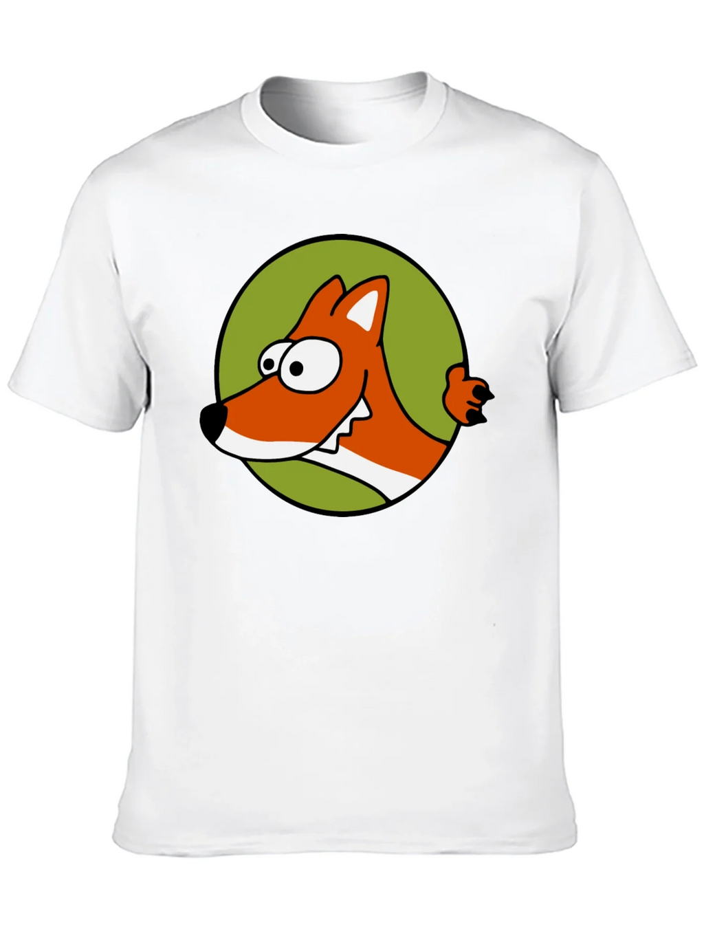 Cartoon Fox Graphic T-Shirt - Black product image 9