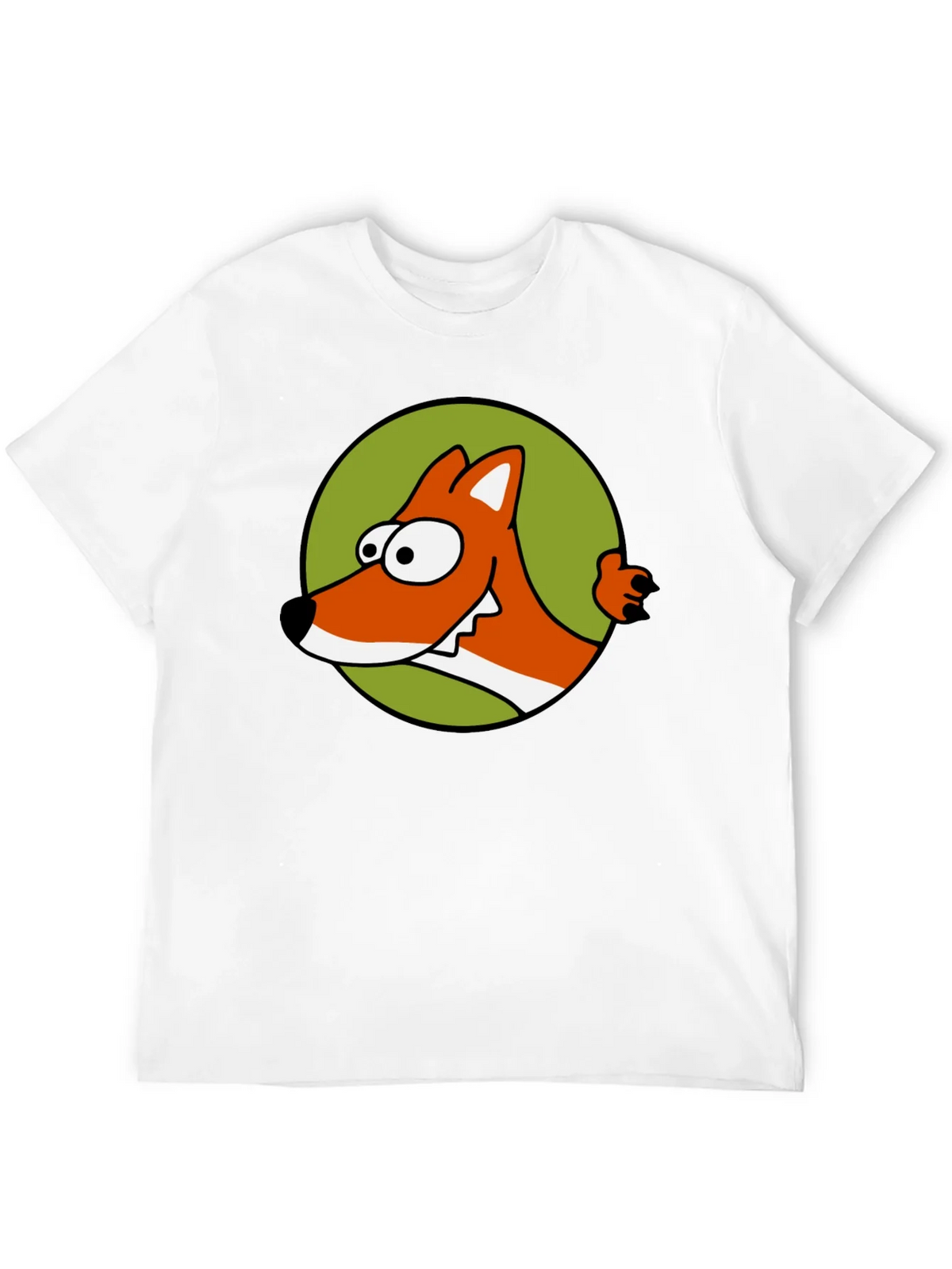 Cartoon Fox Graphic T-Shirt - Black product image 11