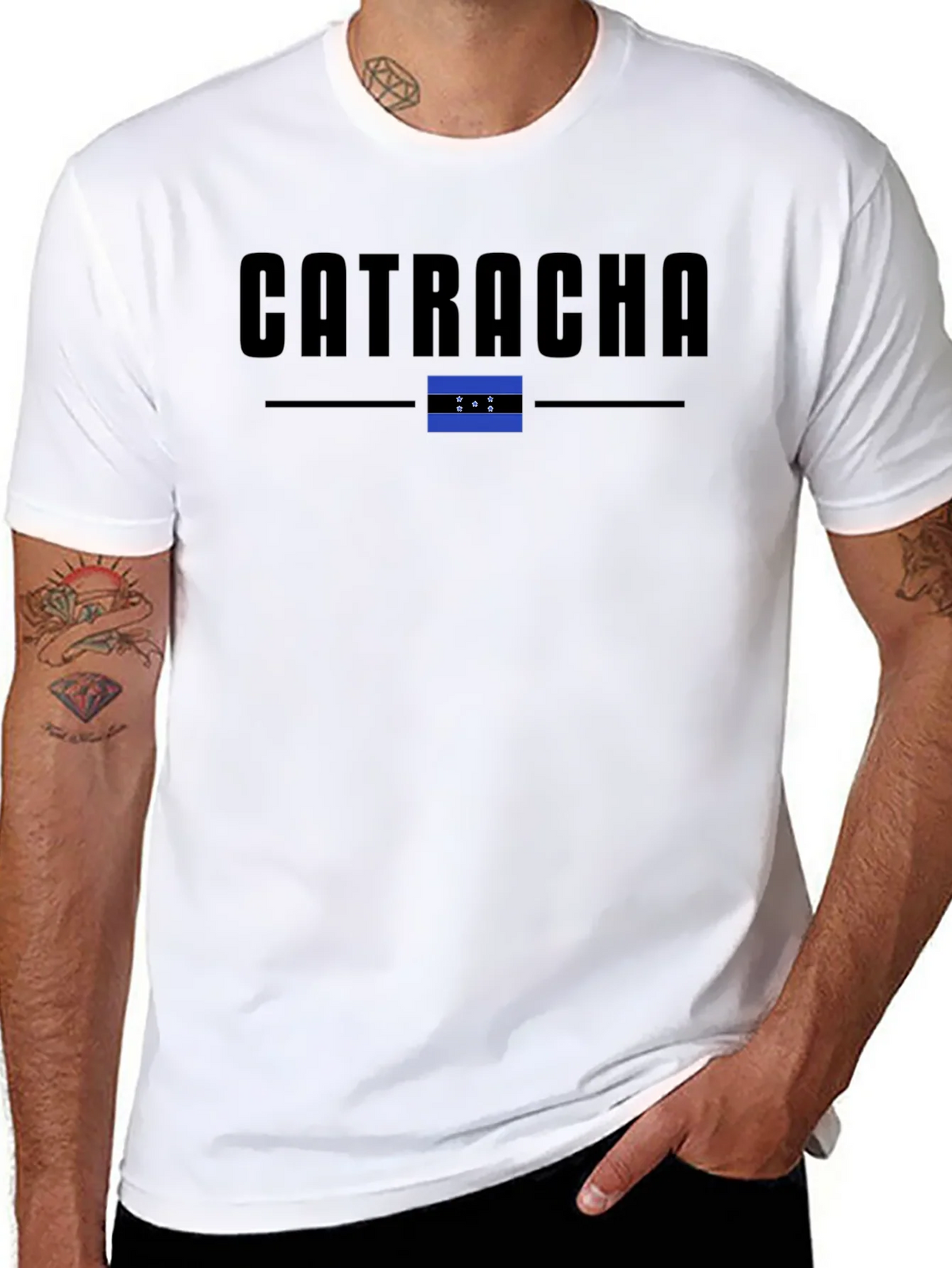 Catracha Honduras Flag Graphic T-Shirt product image 7