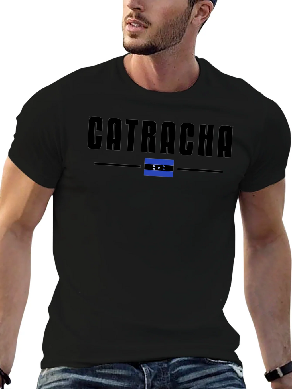 Catracha Honduras Flag Graphic T-Shirt product image 6